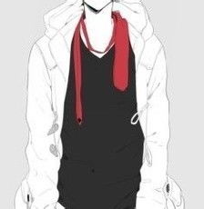  动漫头像男上半身衣服