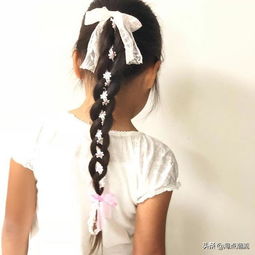  女孩漂亮编发,家有女儿的来收图