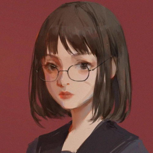 好看的女生头像简约