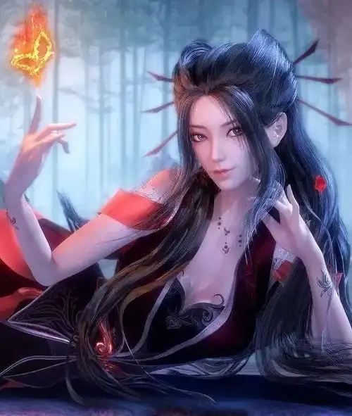 黑白无常情侣头像焰灵姬