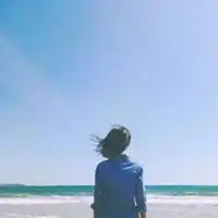 海边日出女生头像图片微信头像图片大全