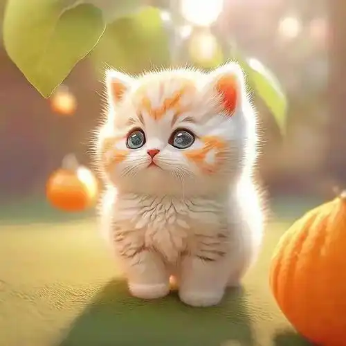  软萌软萌的猫咪朝你让来咯接住