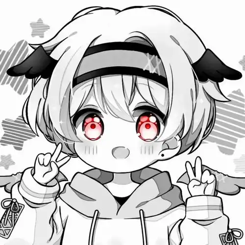  黑白情侣头像