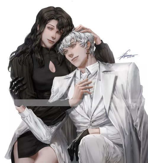  韩国插画师pilyeon笔下的少年骚气满满,不由得让人怀疑这是男还是女