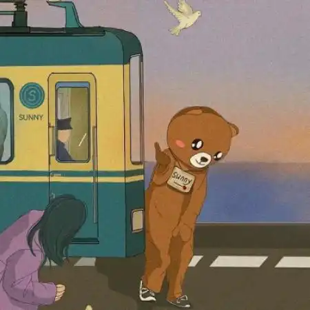  插画情侣头像,今日最新插画唯美手绘情侣头像一左一右