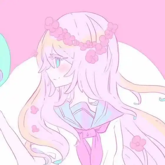 百合情侣头像可爱