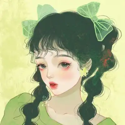  闺蜜手绘动漫绝美头像图片单人单张