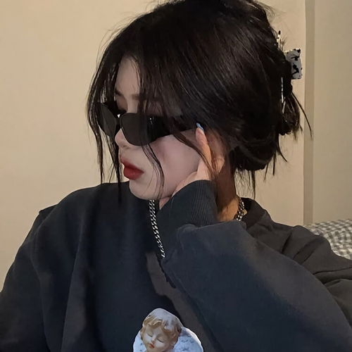  女生优质头像丧系高冷照片,黑色系偏丧女头像