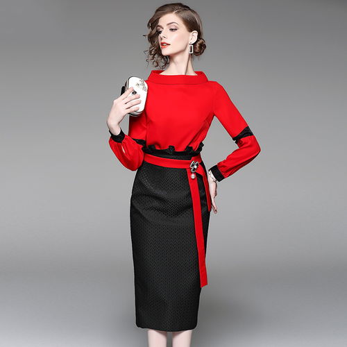  名媛礼服裙,人裙合一的合身裁剪,精致女人的时尚标准