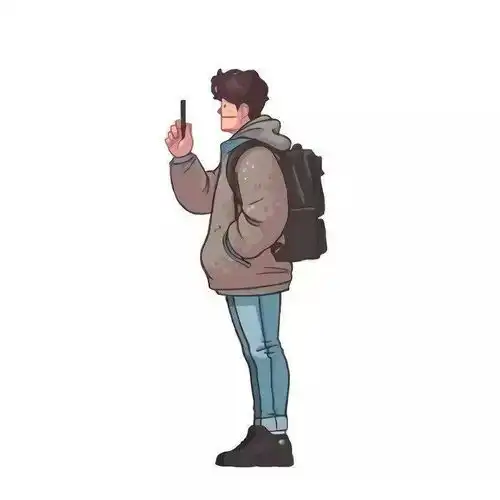 手绘情侣头像简单清新动