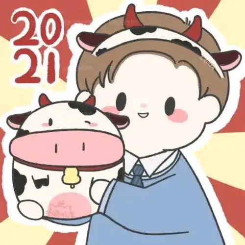情侣头像可爱新年