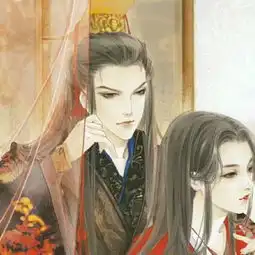 情侣头像背影一男一女古风