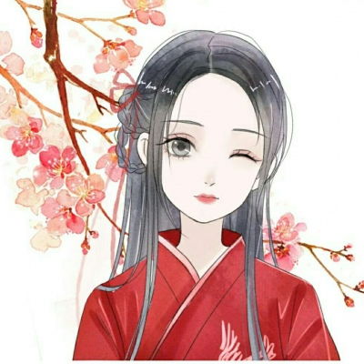  女生动漫图片长头发唯美古风,古风女生手绘图片