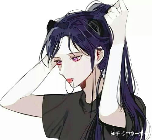  很酷的动漫女生头像