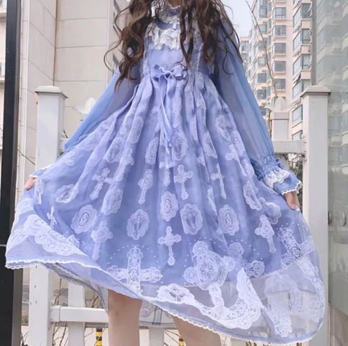  女生头像蓝色系女生头像