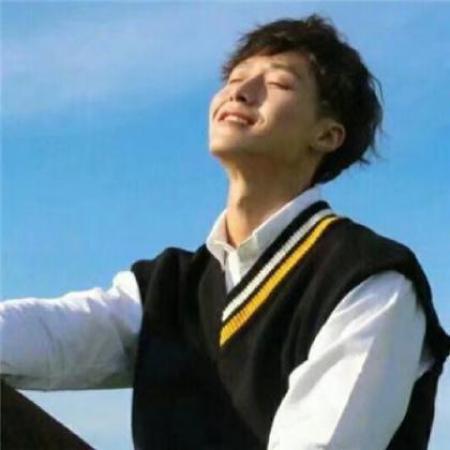  个性微信帅气男生头像,整体为蓝色系11张