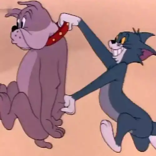 猫和老鼠的头像情侣版情