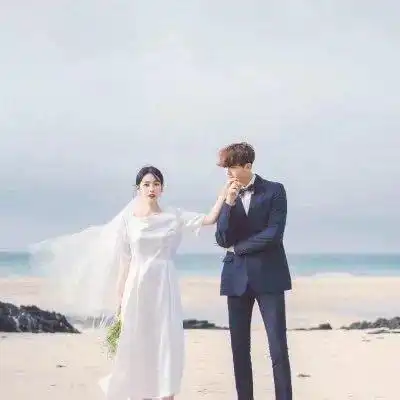  婚纱情侣头像一左一右40张抖音超火婚纱情头