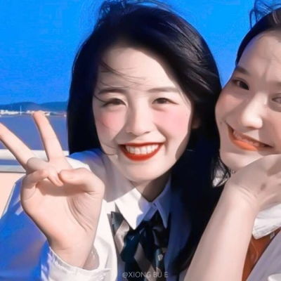  微信女生双子闺蜜清新女生头像微信头像我要个性网