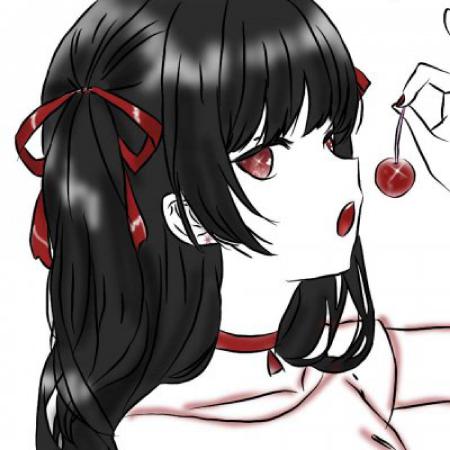  女生头像动漫冷酷,红色系个性日系风