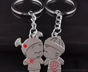 小破孩情侣头像钥匙扣