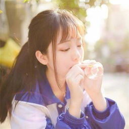  女生学生穿校服小清新qq头像校服控女生头像大全