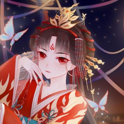 女生动漫头像古风飒