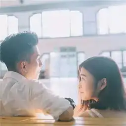  甜蜜简单情侣头像就是喜欢你,没道理