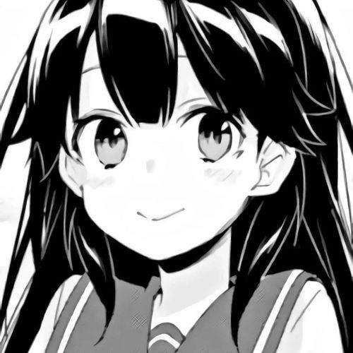  动漫头像敲多男女生黑白漫画风头像,爱不释手吖