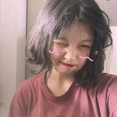 女生头像可爱呆萌刘海成