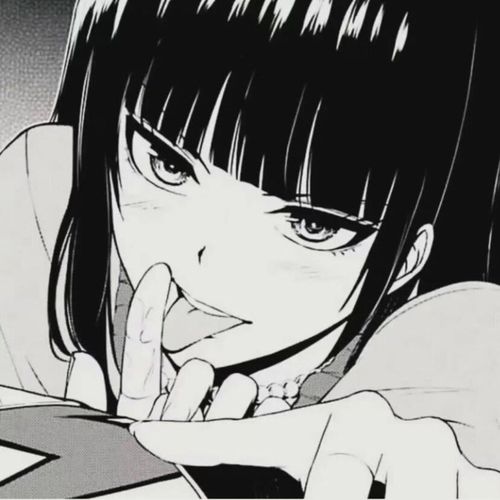  第897期动漫头像0118黑白系动漫女生头像