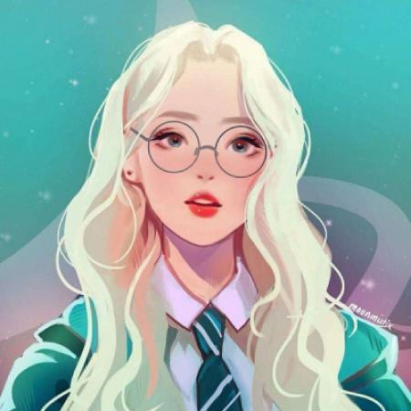  高清伤感卡通女生头像只欠自己一个开心的模样