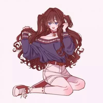 卡通女生头像闺蜜