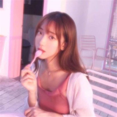  粉色系女生头像,唯美粉色系唯美女生头像真人