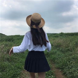 头像女生背影男生