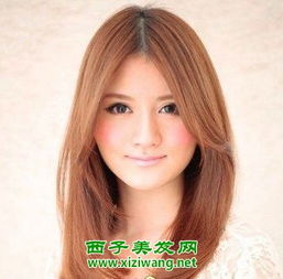  大饼脸女生齐肩发型造型,小脸效果超好