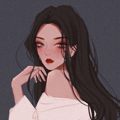  卷发吊带风韵美人