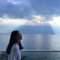  qq女生侧面头像海边侧面侧颜女生qq头像