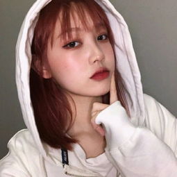  酷酷女生头像不同发色潮流女图