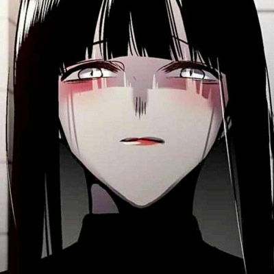 动漫女头高冷红唇霸气韩系二次元红唇女生头像