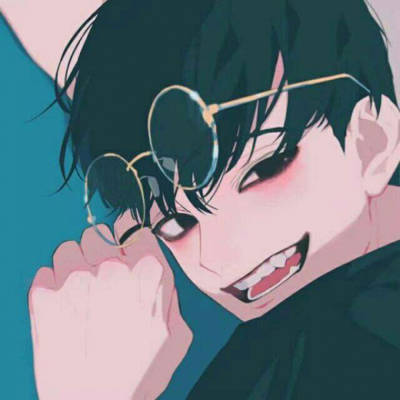  眼镜男卡通头像超酷戴眼镜的卡通男生头像高清图片