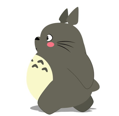 qq可爱女生头像龙猫