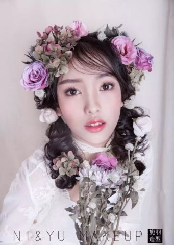  初春最美森系新娘look,清新绽放