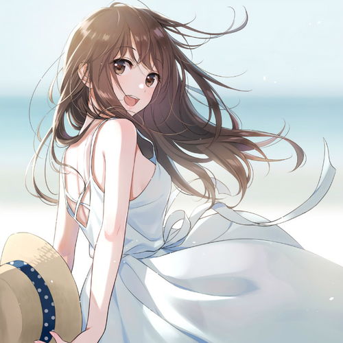  夏日与草帽与你换一组可爱的动漫女生头像吧
