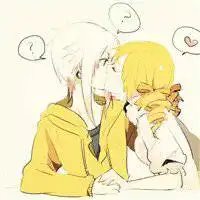 二次元情侣头像亲亲