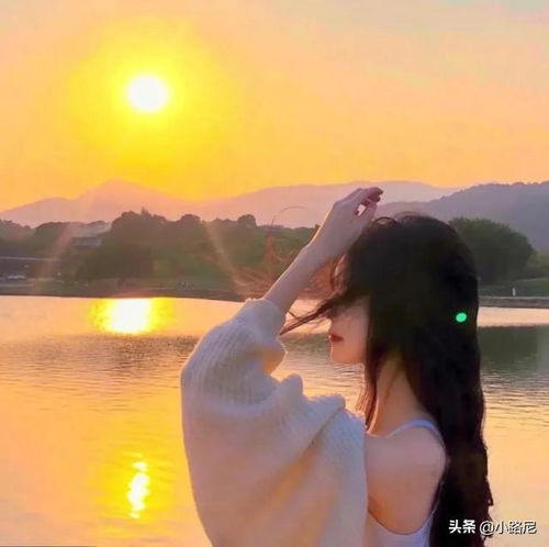 女生头像可爱真人背影