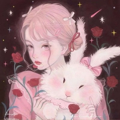  一组仙气飘飘的动漫女生头像