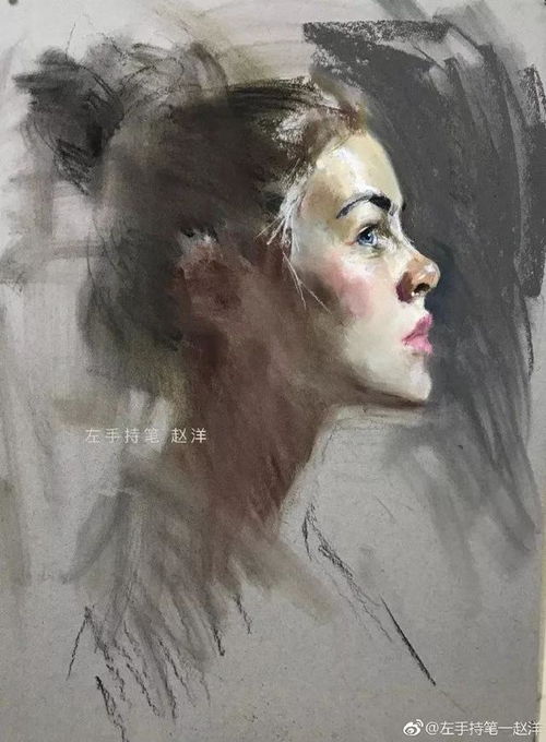 唯美男生头像画作