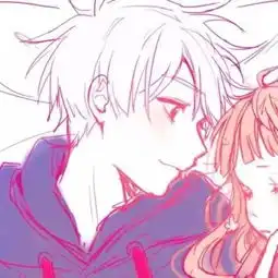  ins爆火的情侣头像,组3学生情侣超爱用,老师都羡慕