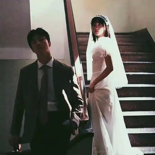 婚纱情侣头像一男一女男